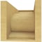 Ekena Millwork 10"W x 20"D x 10"H Wide Emerson Rough Cedar Woodgrain TimberThane Corbel, Primed Tan CORUR10X20X10EMRRCPR - alternate 5